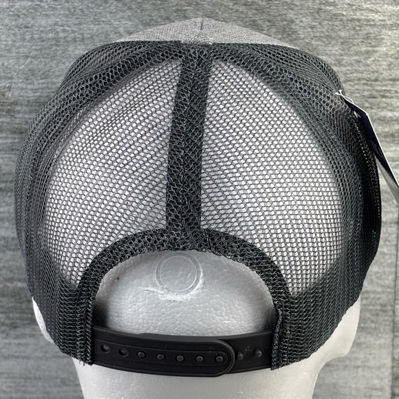 NWT Del Taco Trucker Hat Mesh Snap Back CapAmerica Gray Wool Blend i3035 OSHA - Picture 9 of 16